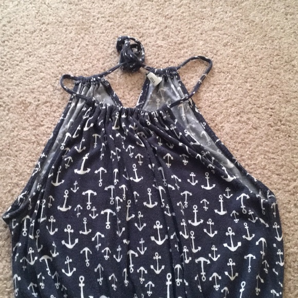 Size small old navy halter dress with anchors - Picture 3 of 3